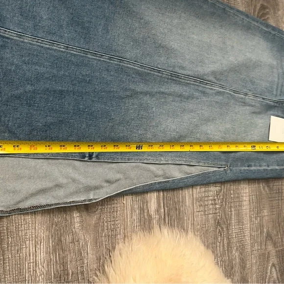 HIDDEN in Peyton Denim Midi Skirt With Side Slit (S) NEW - Picture 8 of 10